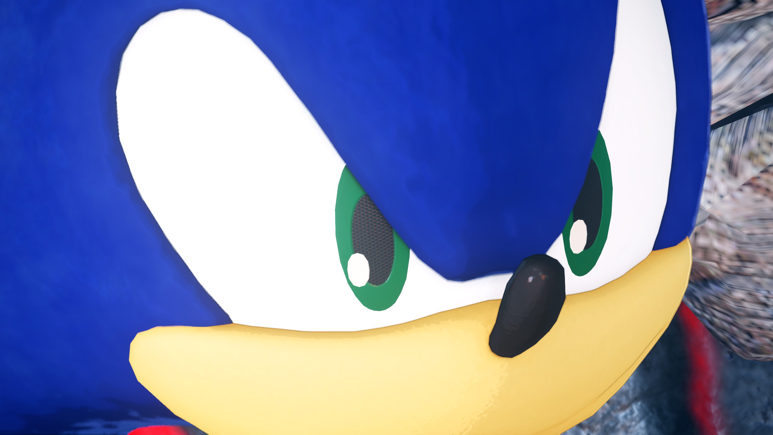 It's Sonic the hedgehog!